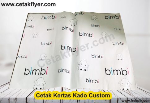 Cetak Kertas Kado Custom Ukuran A2
