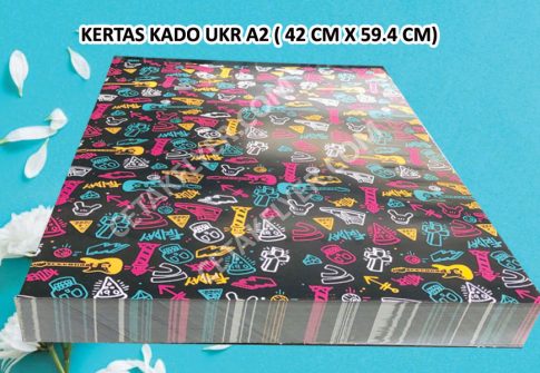 Cetak Kertas Kado Custom Murah Ukuran A2