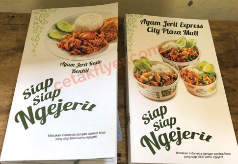 Cetak Buku Menu Murah
