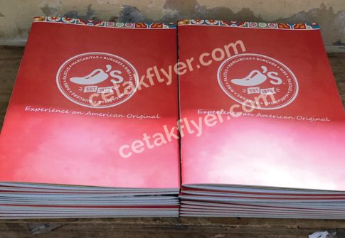 Cetak Buku Menu 20 Hal ukr A4